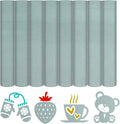 HTVSTD Grey Flock HTV Heat Transfer Vinyl 8 Sheets 12×10in Iron on Vinyl | by CraftingEveryday