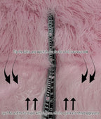Fabric Empire 2.3oz Faux Fur Curly Yak Fabric 3.5" Long Pile Japanese Yarn/Sold - Image 2