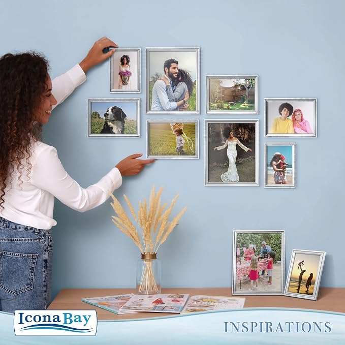 Icona Bay 5x7 Picture Frames, 6 Pack, Contemporary, Inspirations | These Icona - Image 5