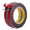 3M Automotive Acrylic Plus Tape, 0.55" x 18Ft, Dark Gray, 2 Pack | Double Sided by AdhesiveTapeAppliedtoLife