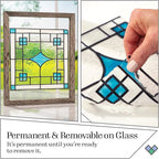 Gallery Glass, Lavender Stained Glass 2 fl oz Brilliant Smooth Finish Paint - Image 5