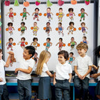 48 Set Basketball Bulletin Board Decors Basketball Players Cutouts Basketballs - Image 7