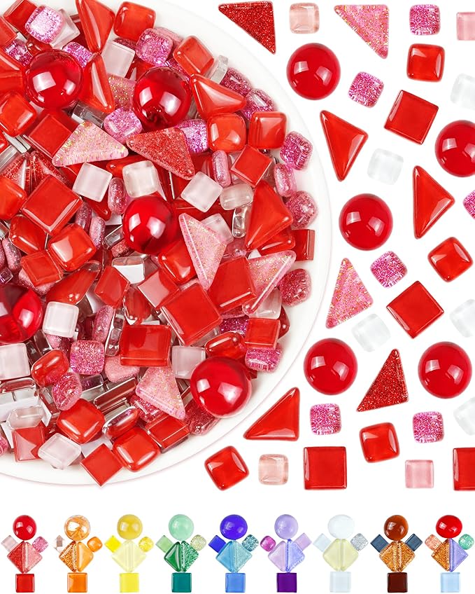 FIVEIZERO 420g Mosaic Tiles for Crafts by FIVEIZERO
