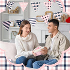 HunnmingRe 20 Pcs 10''x10'' Valentines Pink Quilting Fabric Square Bundle Love - Image 6