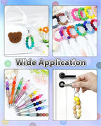 FIVEIZERO 160PCS 15mm Round Silicone Beads, Wear-resistant, Easy-clean - Image 5