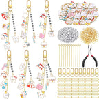 CraftyDream 558 Pcs Dental Keychains Gifts Dental Assistant Hygienist Gifts DIY by CraftyDream