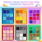 Goldwise Friendship Bracelet Kit 4 Boxes-13078 Pcs 72 Colors Bracelet Making - Image 2