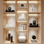 Oirlv Solid Wood Minimalism Style Jewelry Display Stand Showcase Jewelry - Image 4