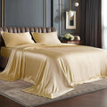 BEDELITE California King Sheets Set, Luxury Soft Champagne Satin Sheets by BEDELITE