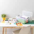 IRIS USA 18 QT Clear Storage Organizer - Image 4