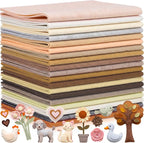 Tegeme 100 Pcs 8 x 12 Inches Felt Fabric Sheet - Image 7