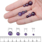 AD Beads Natural Gemstone Round Loose Beads 15" - Image 5