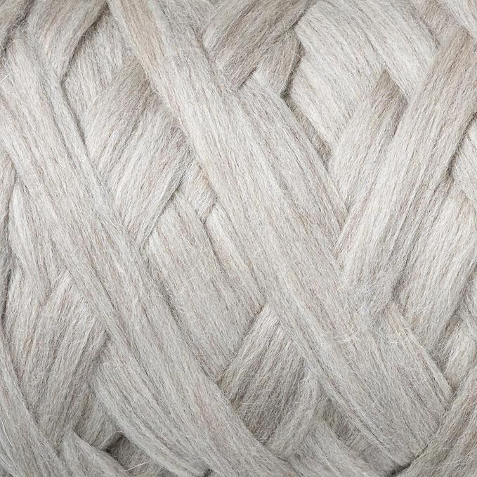 Chunky arm Yarn 8 lb XXL Natural Color un-Dyed Wool roving arm Knit Projects - Image 4