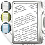 MAGNIPROS Patented 3X Large LED Page Magnifier by MagniPros