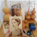 FIRElood LH55-1 wood burning kit, wood burning tool, digitally adjustable - Image 5