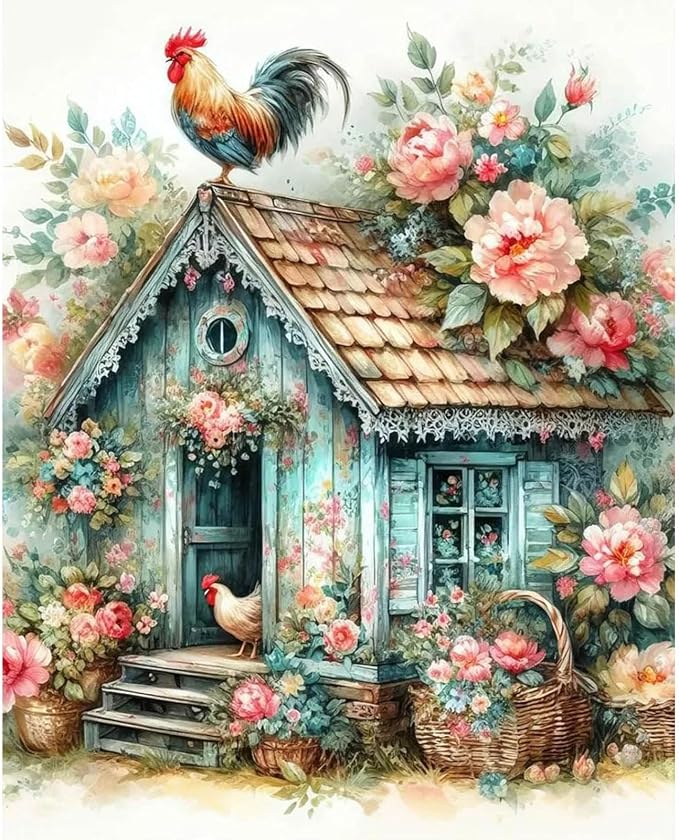 xackcme Chicken Coop Paint by Numbers by xackcme
