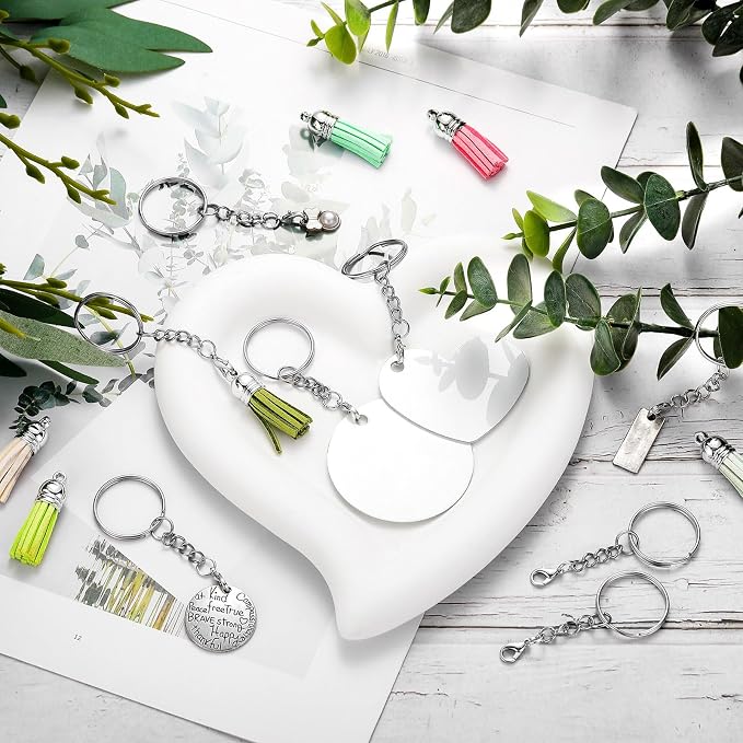 Sasylvia 100 Pcs Keychain Rings - Image 6