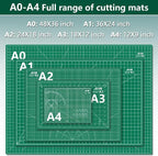 ArtAt Self Healing Cutting Mat: 24 x 36 inch Green Large 5-Ply Double-Sided - Image 6