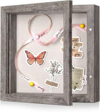 8x8 Shadow Box Frame with Linen Back by Califortree