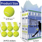 Tennis Party Favor Bags for Kids – 24 Pcs Tennis Gift Bags - Image 3