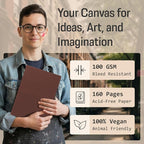 BROWNSTONE JOURNALS A4 Sketch Book Hardcover - Image 6