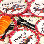 50 Guests Derby Day Plates and Napkins Party Supplies Kentucky Horse Racing - Image 5