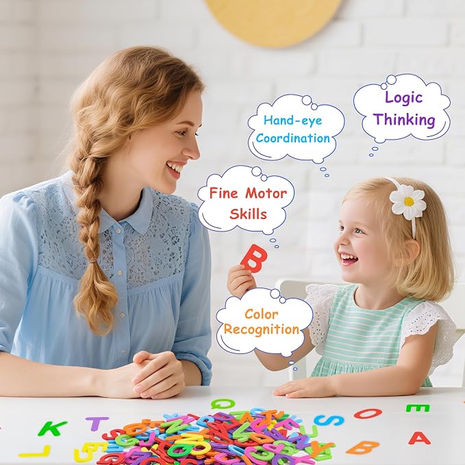 1300Pcs Foam Stickers, 8 Colors Foam Letter Stickers - Image 5