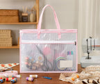 Qozary 5 Pcs Sew Project Bags for Quilting-A3 Sewing Craft Organizer Storage - Image 2