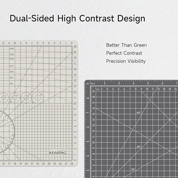 KEARING A3 Self Healing Cutting Mat 12x18 Inch, 3mm Thick Double-Sided - Image 5