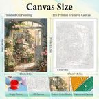 Paint by Numbers Kit for Adults, Rose Garden DIY Painting Kit, 16x20 Inch | - Image 3