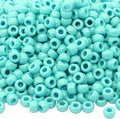 1000Pcs Pony Beads Bracelet 9mm Turquoise Plastic Barrel Pony Beads by Auvoua