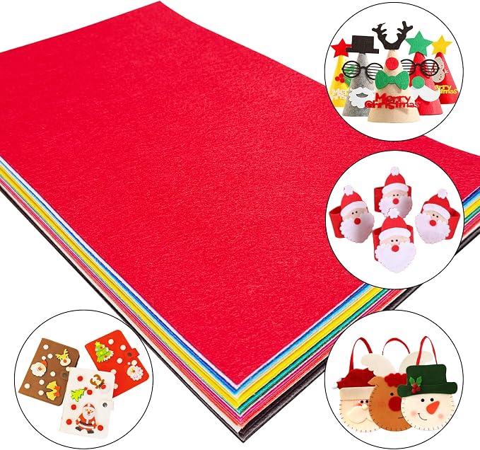 Jtnohx Stiff Felt Sheets, Craft Felt Square - Image 7