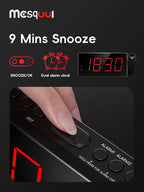 Mesqool Projection Alarm Clock, Digital Clock - Image 8