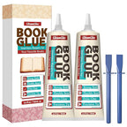 Book Glue, Dries Clear & Flexible Book Binding Glue Adhesive, Used by GleamGlee