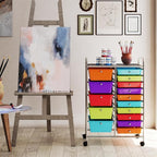 BECOMFORT 15-Drawer Rolling Cart - Image 9