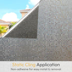 rabbitgoo Window Privacy Film, Mosaic Stained Glass, UV Blocking Reduce Heat - Image 4