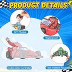 120pcs Race Car Cutouts Racing Theme Bulletin Board Decoration Back to School - Image 3