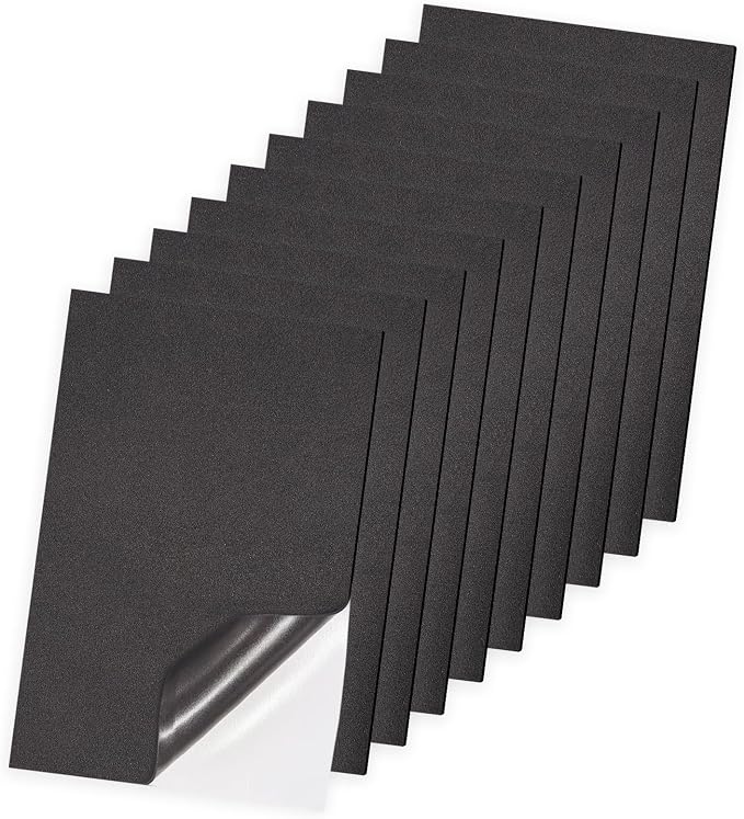 Adhesive Foam Sheets, 7x11.3 Inch Craft Eva Foam Sheets, 2mm Thick 10 Pcs by Xirlivpc