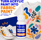 Fabric Medium for Acrylic Paint 4.2 fl oz – Turn Acrylics Into Washable Fabric - Image 2