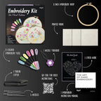 Unwynd Embroidery Kit Floral Theme - Image 2