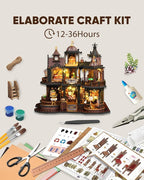 DIY Miniature House Kit, DIY Dollhouse Kit - Image 4