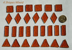 Large Transparent Textured Glass Tiles - Image 2