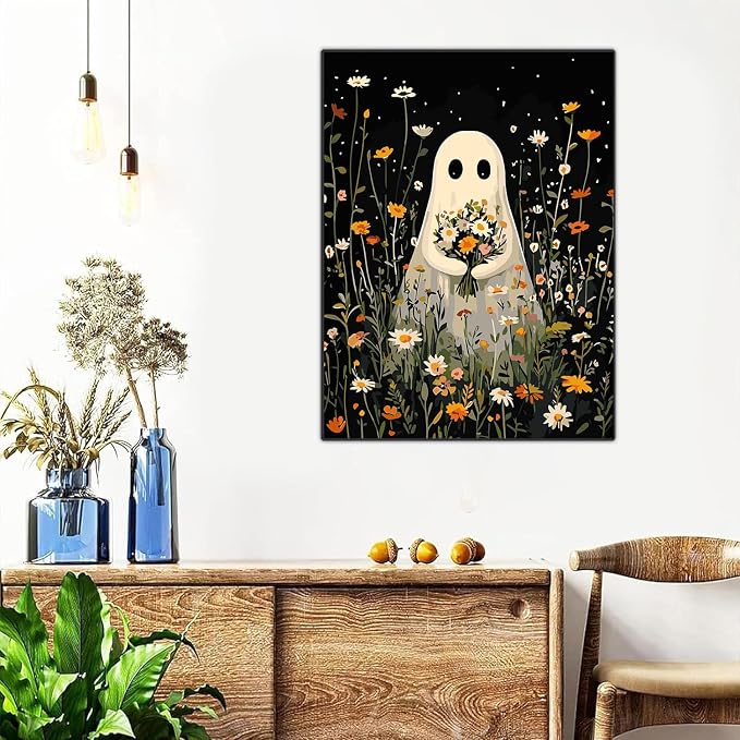 Halloween Framed Paint by Numbers Kits - Image 4