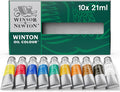 Winsor & Newton Winton Oil Color Paint, Basic Set, 10 x 21ml Tubes by WinsorNewton