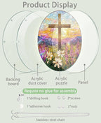 Acrylic Puzzle Suncatcher for Window Hanging, DIY Jigsaw Puzzles for Adults - Image 6