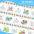 SOCOLER Paint with Water Coloring Books - Image 2