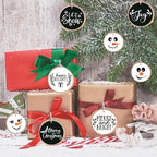 80pcs Snowman Face Stickers for Crafts Christmas Word Sticker Xmas Winter - Image 6