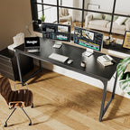 Huuger Modern Simple Office Desk, 63 Inch, Gaming & Writing Desk - Image 5