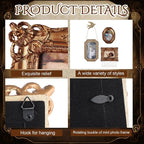Wonderjune 3 Pcs Vintage Picture Frames Set - Image 3