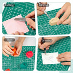A5 Cutting Mat, 8in x 6in Small Self Healing Sewing Mat Rotary Cutting Mat - Image 6